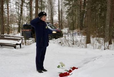 Сотрудники следственного управления по Ленобласти благоустроили братское воинское захоронение в Кировском районе - online47.ru - Ленинградская обл. - Санкт-Петербург - р-н Кировский