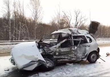 В Башкирии на трассе произошло лобовое столкновение легковушки и фуры: Lada разлетелась на части, водитель погиб - ufacitynews.ru - Башкирия - респ. Татарстан - Челябинская обл. - Sandero