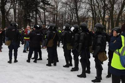 Алексей Навальный - В Петербурге полиция зачистила Марсово поле от митингующих - znak.com - Санкт-Петербург - Казань