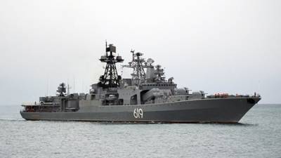 Российский БПК "Североморск" выполнил стрельбы в Баренцевом море - politros.com - Североморск - Северный Флот
