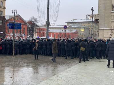Алексей Навальный - 1700 человек задержали в Москве на несанкционированной акции в поддержку Навального - mskgazeta.ru - Москва - Санкт-Петербург - Тверь