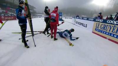 Александр Большунов - Егор Сорин - Йони Мяки - Российских лыжников дисквалифицировали после третьего места на Кубке мира - vesti.ru - Финляндия