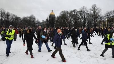 Два десятка участников незаконной акции в Петербурге привлечены к ответственности - 5-tv.ru - Москва - Россия - Санкт-Петербург
