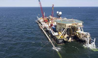 Российская баржа приступила к достройке «Северного потока — 2» в водах Дании - newizv.ru - США - Швейцария - Дания