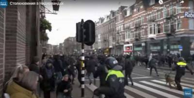 В Нидерландах задержаны более сотни протестующих против карантина (ВИДЕО) - lenta.ua - Голландия - Амстердам