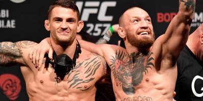 Дастин Порье - Конор Макгрегор - На костылях. UFC показал встречу Макгрегора и Порье после боя — видео - nv.ua - Ирландия