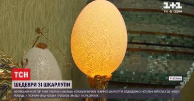 Волынский "Фаберже" поразил уникальной работой: сделал в яйце более 11 тысяч меленьких дыр - tsn.ua