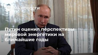 Владимир Путин - Путин оценил перспективы мировой энергетики на ближайшие годы - smartmoney.one