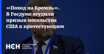 Алексей Навальный - Мария Захарова - Сергей Рябков - Константин Косачев - Джон Салливан - «Поход на Кремль». В Госдуме осудили призыв посольства США к протестующим - nsn.fm - США - Вашингтон