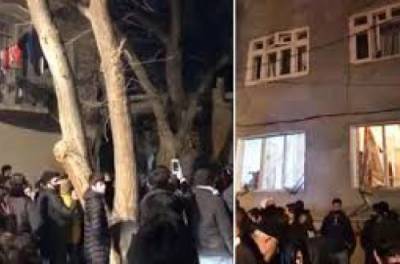 Трагедия возле Баку: на воздух взлетел жилой дом, под завалами могут быть люди - from-ua.com - Азербайджан - Мадрид - Баку
