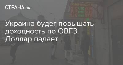 Украина будет повышать доходность по ОВГЗ. Доллар падает - strana.ua