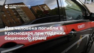 Два человека погибли в Краснодаре при падении башенного крана - realty.ria.ru - Краснодарский край - Краснодар