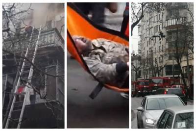Старинный дом загорелся в центре Одессы: кадры пожара и что известно о пострадавших - odessa.politeka.net - Одесса