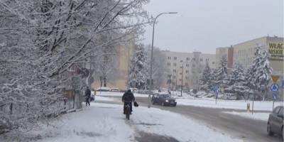 Польшу накрыли сильные снегопады, более 80 тысяч жителей остались без света — фото, видео - nv.ua - Польша