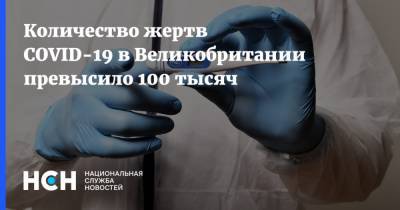 Количество жертв COVID-19 в Великобритании превысило 100 тысяч - nsn.fm - Англия