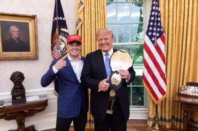 Дональд Трамп - Конор Макгрегор - Дастин Пуарье - Чемпионский пояс UFC стоит меньше тысячи долларов - sport.bigmir.net - США - New York
