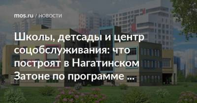 Сергей Левкин - Школы, детсады и центр соцобслуживания: что построят в Нагатинском Затоне по программе реновации - mos.ru - Москва