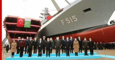Турция спустила на воду первый фрегат собственной разработки - profile.ru - Турция - Стамбул - Istanbul