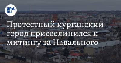 Алексей Навальный - Протестный курганский город присоединился к митингу за Навального - ura.news - Курганская обл. - Шадринск