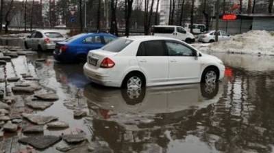 Потепление превратило воронежские дворы в водоёмы - vestivrn.ru - Воронеж