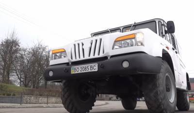 В Сети показали уникальный вездеход "Украина", созданный на базе ГАЗ-66 - akcenty.com.ua - Тернопольская обл.