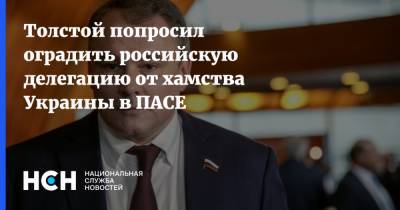 Владимир Путин - Алексей Гончаренко - Петр Толстой - Толстой попросил оградить российскую делегацию от хамства Украины в ПАСЕ - nsn.fm - Украина