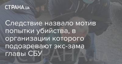 Дмитрий Нескоромный - Андрей Наумов - Следствие назвало мотив попытки убийства, в организации которого подозревают экс-зама главы СБУ - strana.ua