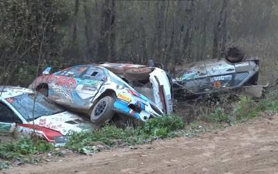 Один поворот — шесть аварий: суровое российское ралли - zr.ru