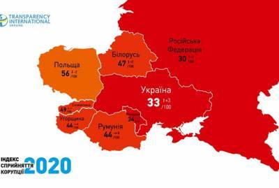 Индекс восприятия коррупции-2020: Украина оказалась рядом с Египтом и Непалом - kp.ua - Египет - Молдавия - Белоруссия - Румыния - Венгрия - Словакия - Свазиленд - Замбия - Непал - Сьерра Леоне