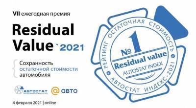 До оглашения результатов премии «Residual Value-2021» - меньше 10 дней! - autostat.ru