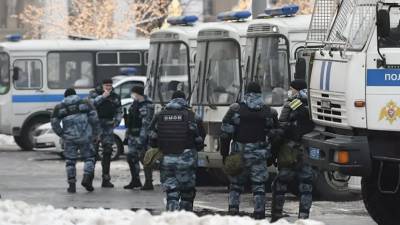 СК сообщил о задержании напавшего на омоновцев во время незаконной акции - russian.rt.com - Москва