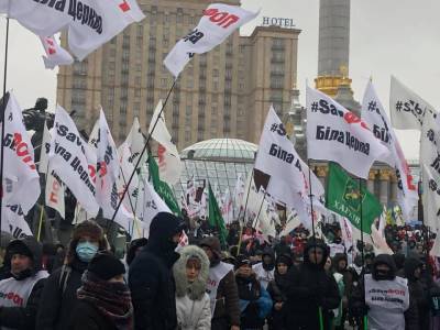 Крупный протест в Киеве: ФОПы пошли к Офису президента - news.bigmir.net - Киев