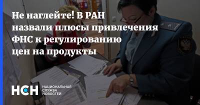 Не наглейте! В РАН назвали плюсы привлечения ФНС к регулированию цен на продукты - nsn.fm