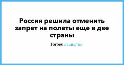 Россия решила отменить запрет на полеты еще в две страны - forbes.ru - Москва - Египет - Екатеринбург - Нижний Новгород - Махачкала - Пермь - Минеральные Воды - Астрахань - Иркутск - Хабаровск - Греция - Сингапур - Республика Сингапур