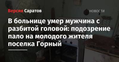 В больнице умер мужчина с разбитой головой: подозрение пало на молодого жителя поселка Горный - nversia.ru