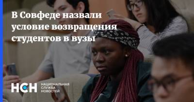 Лилия Гумерова - В Совфеде назвали условие возвращения студентов в вузы - nsn.fm