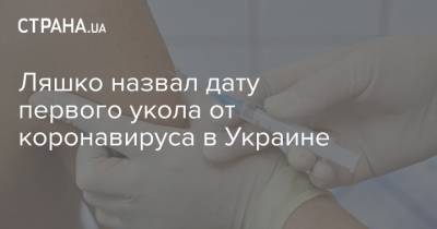 Виктор Ляшко - Ляшко назвал дату первого укола от коронавируса в Украине - strana.ua
