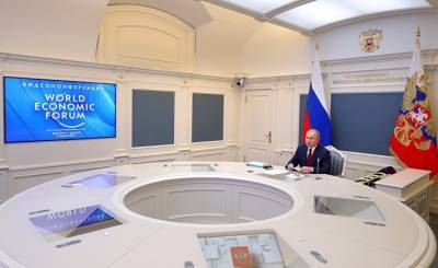 Владимир Путин - Алексей Навальный - Клаус Шваб - Bloomberg (США): мрачное послание Путина Давосу - inosmi.ru - Россия - США