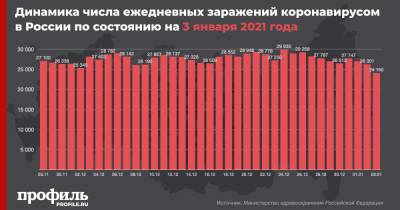 В России выявлен минимальный рост случаев коронавируса с 25 ноября - profile.ru - Москва - Санкт-Петербург - Московская обл.