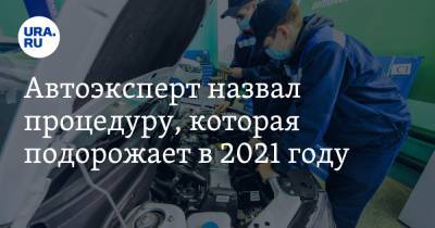 Петр Шкуматов - Вячеслав Субботин - Автоэксперт назвал процедуру, которая подорожает в 2021 году - ura.news