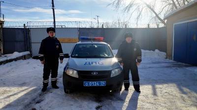 На Южном Урале сотрудники ДПС спасли главу села и журналистку, застрявших в снегу - znak.com - Челябинская обл.
