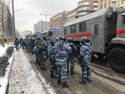 Алексей Навальный - Акция "Свободу Навальному" в Москве 31 января. Трансляция Sobesednik.ru - sobesednik.ru - Москва