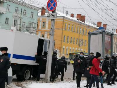 Рязанская полиция быстро и чётко пресекла несанкционированную акцию 31 января - 7info.ru - Рязань