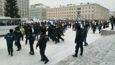 Владимир Уйба - В Сыктывкаре задержали несколько десятков протестующих - dp.ru - респ. Коми - Сыктывкар