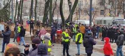 В Воронеже несанкционированная акция затруднила дорожное движение - gorcom36.ru - Воронеж