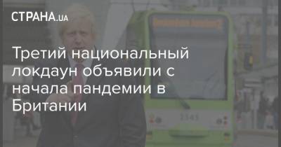 Борис Джонсон - Третий национальный локдаун объявили с начала пандемии в Британии - strana.ua - Англия