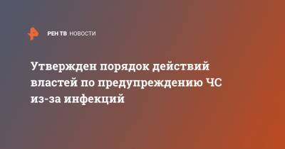 Владимир Путин - Утвержден порядок действий властей по предупреждению ЧС из-за инфекций - ren.tv
