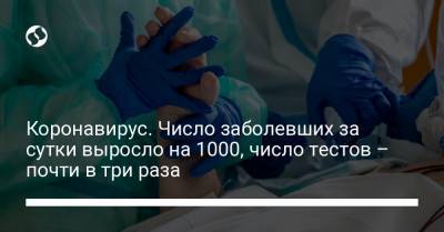 Максим Степанов - Коронавирус. Число заболевших за сутки выросло на 1000, число тестов – почти в три раза - liga.net - Киев - Запорожская обл. - Черкасская обл. - Одесская обл. - Полтавская обл.