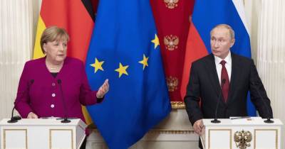 Владимир Путин - Ангела Меркель - Меркель и Путин по телефону обсудили возможное совместное производство вакцины от коронавируса - tsn.ua