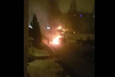 Соцсети: в Новомосковске массово подожгли минивэны - tula.mk.ru - Новомосковск - Тульская обл.